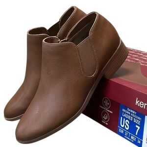 Kensie Ankle Boots Brown Size 7 NEW in Box
